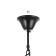 Senza chandelier 3he27 Black 44x39x20 cm