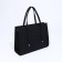 L-Craft tout bag with lightning, black color