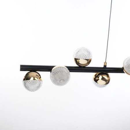Lamp with DDD "Ricardo" 10XLED 40W black and gold 88x16x20-120 cm-5