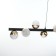 Lamp with DDD "Ricardo" 10XLED 40W black and gold 88x16x20-120 cm