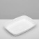 Rounded toilet with a mesh of 33.5 x 25 x 6 cm, white