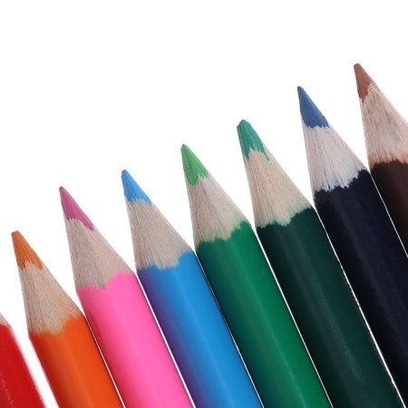 Cauligrata color color pencils "Princess", mini in a cardboard box, a triangular, wooden building-2