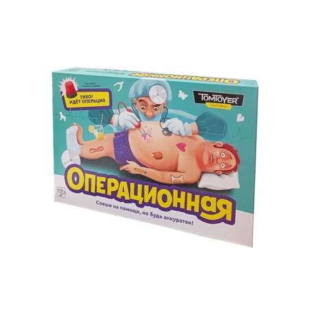 Electronic game, board "operating room"