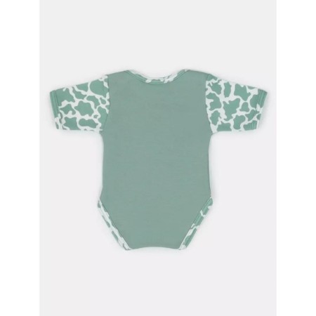 Body Children with short sleeves Rant Milk-Aholic, height 62 cm, green color-3