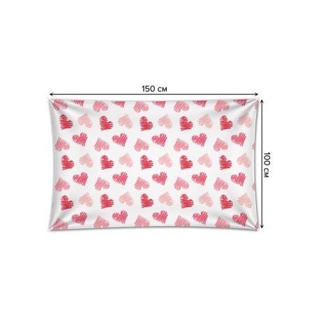 Decorative panel with photo printing "Catch pattern", horizontal, size 100x150 cm-1
