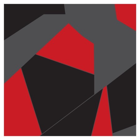 Set of stickers for the body of the car "Red Texture", 4 pcs-1