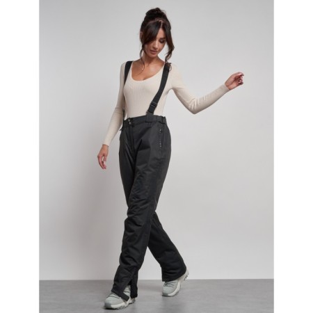 Semi -combinezone ski insulated female winter, size 50, black color-16