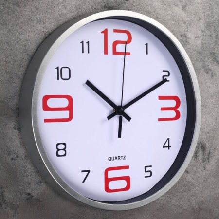 Wall clock "campaign", d = 30 cm, dial 27.5 cm, discrete move-1