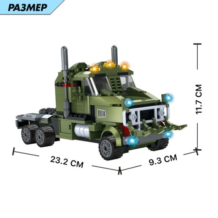 Designer captain "Transformer", 2 assembly options, 325 parts-2