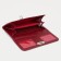 Women's wallet on fasteners, red color