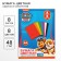Color paper, A4, 8 sheets, 8 colors, non -unilateral, on paper, 48 g/m², puppy patrol