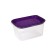 A set of plastic containers with an overwhelm Oursson, sweet plum