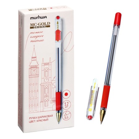 Ballic handle munhwa mc gold, red rod, node 0.5 mm, flu-6