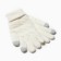 Women's gloves minku 21 cm white