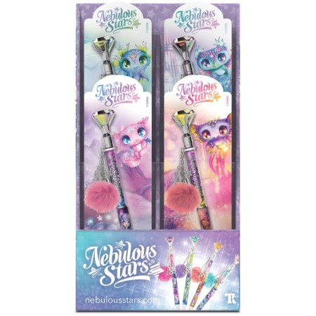 Handle Ballic Nebulous Stars Marinia, with Pompon and Crystals-4