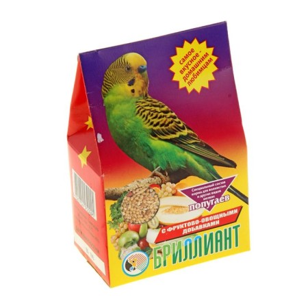 Diamond food for parrots, with fruit and vegetable additives, 400 g