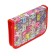 School Penal on a zipper 13 x 19.5 cm "cats" fabric, 1 section