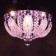 Svetogor chandelier "Türkiye" 4x60W E27 LED lighting chrome 40x40cm