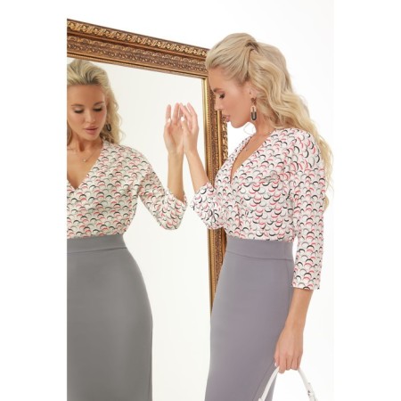 Feminine blouse "Katherine", size 46-3