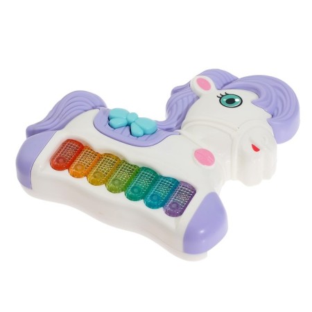 Musical Piano toy "My Pony", sound and light effects, color mix-3