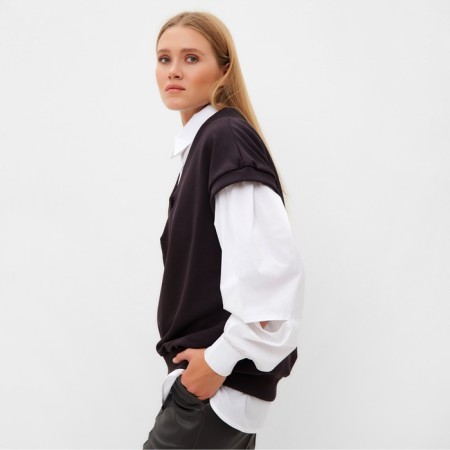 Women's WITH WITH MINAKU: Casual Collection Color Chocolate, Rr. 46-48-3