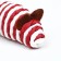 A toy for cats "Mouse-Greasure", 7 cm, white-red