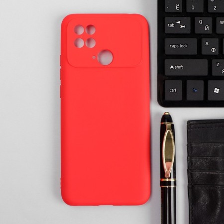 Ibox Case case for Xiaomi Poco C40, silicone, camera protection, red