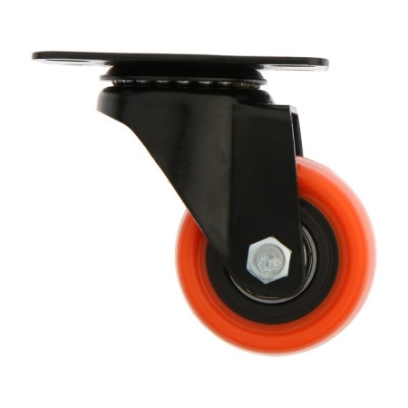 Furniture wheel CAPPIO, D = 50 mm, rotary, PVC coating-1