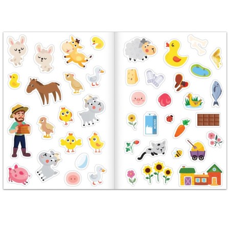 A book with stickers "My Farm. Read, play, find out ”, 16 p.-3