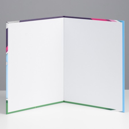 Address folder "Our friendly class" chamomile, purple, 31x22.5 cm-1
