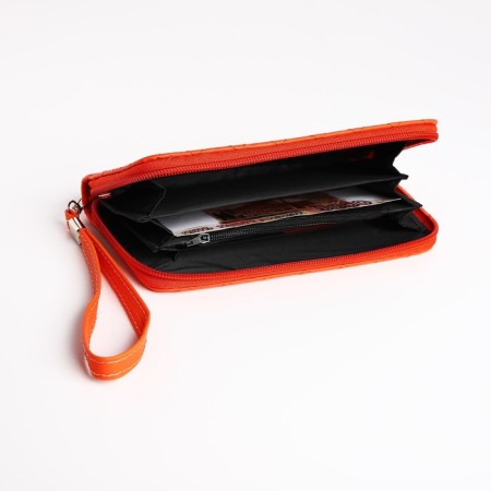 Women's wallet with lightning, orange color-3
