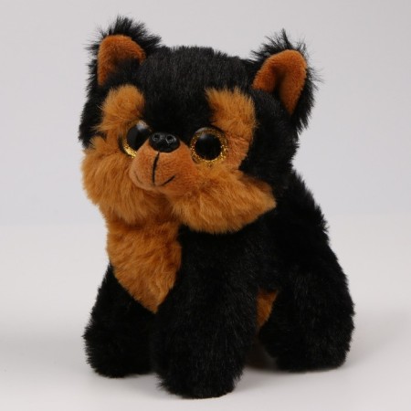 Soft toy "Dog", black color/-2