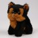 Soft toy "Dog", black color/