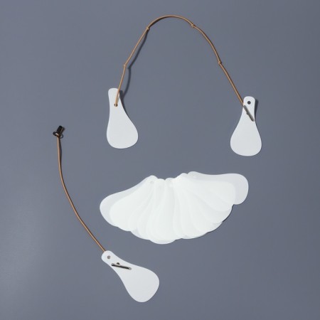 Tipes for makeup to correct the oval of the face, set - 2 items (applications, elastic bands)-3
