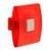 Handle Plastic 003 button, plastic, red
