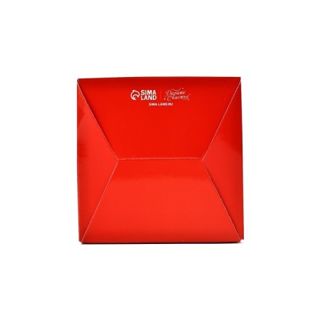 Folding box for one capcake "Happy New Year!", 9 x 9 x 11 cm, New Year-5