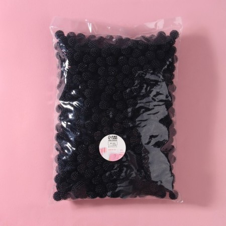 Beads sewing “blackberries”, d = 12 mm, 500 g, black color-3
