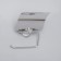 Holder for toilet paper with a lid, accoona a11205, color chrome