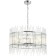 Suspension chandelier SIA 8xe14 40w, size 60x60x46-150 cm, color chromium