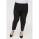 Female trousers, size 58, black color