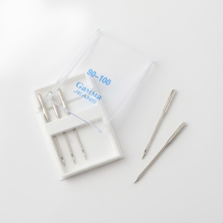 Needles for household sewing machines, for denim fabrics, No. 90-100, 5 pcs, NJ-5-1