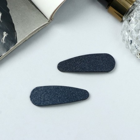 Invisibility for hair "Adeli" (set 2 pcs) shine continuous, 5 cm, black-1