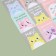Paper "cats" stickers, with coloring on the back, 11 × 15.5 cm