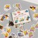 Stickers for creativity "Art and music" embossing gold set 48 pcs 9x7x0.8 cm
