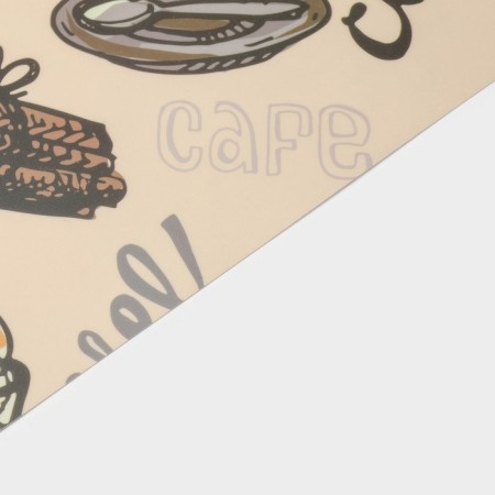 Serving napkin on the table Coffee, 43 × 28 cm, beige color-2