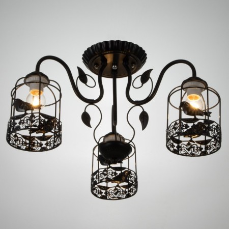 Chandelier 669622/3 E27 40W Black 59x59x33 cm Bayerlux-1