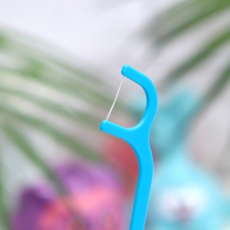 Dental threads are children, blue, set of 50 pcs.-3