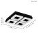Fratelo 1, 4x4W LED, 3000K, 1600LM, black color