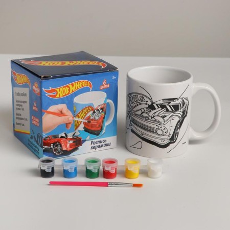 Mug for the painting "Hot VILS" (paints, brush)