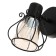 Bra Spot 35018/1 1x40W E14, Black, 9x17x16 cm
